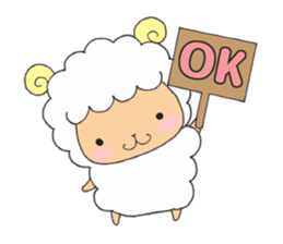 sheep stamp sticker #3489490