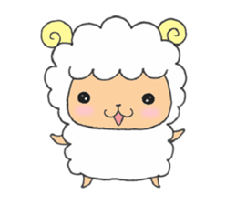 sheep stamp sticker #3489508
