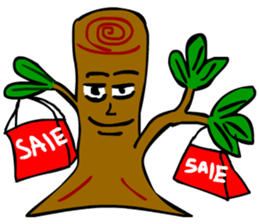 Mr. tree sticker #3490146