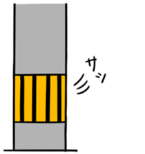 Rabbit of a telephone pole sticker #3490479