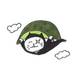 Three ninja cat brothers sticker #3491126