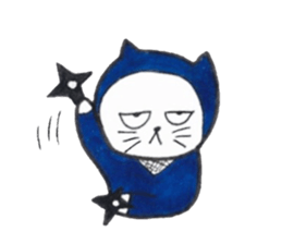 Three ninja cat brothers sticker #3491127