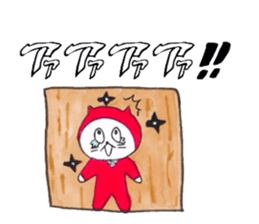 Three ninja cat brothers sticker #3491128