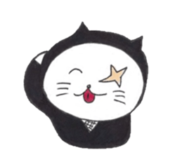 Three ninja cat brothers sticker #3491155