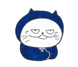 Three ninja cat brothers sticker #3491159