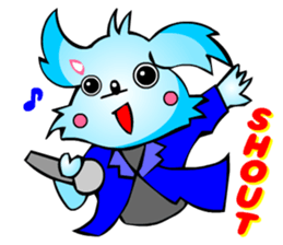 Poker Faced Chihuahua Dog (Men's Job) sticker #3491775