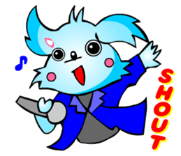 Poker Faced Chihuahua Dog (Men's Job) sticker #3491775