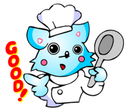 Poker Faced Chihuahua Dog (Men's Job) sticker #3491786