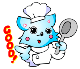 Poker Faced Chihuahua Dog (Men's Job) sticker #3491786