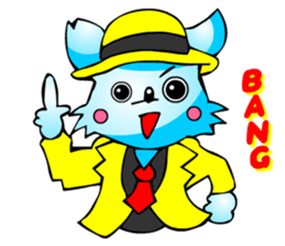 Poker Faced Chihuahua Dog (Men's Job) sticker #3491792