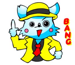 Poker Faced Chihuahua Dog (Men's Job) sticker #3491792