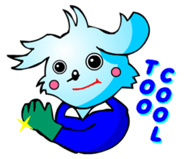 Poker Faced Chihuahua Dog (Men's Job) sticker #3491794