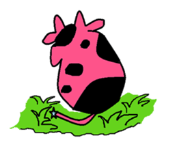 The magic cow  city sticker #3493323