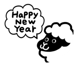 New Years greetings. sticker #3494039