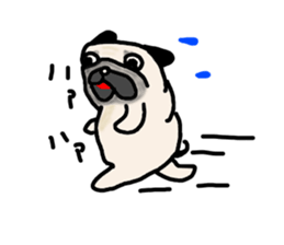 Diet Pug sticker #3494066