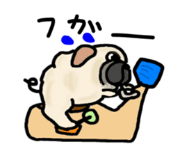 Diet Pug sticker #3494077