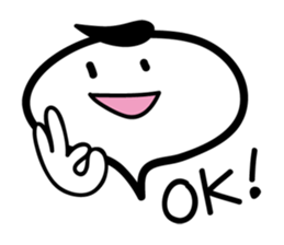 White balloon-chan sticker #3494327