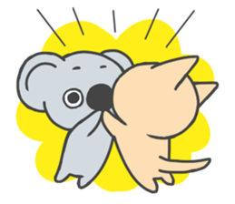 Koala and Kangaroo sticker #3494392