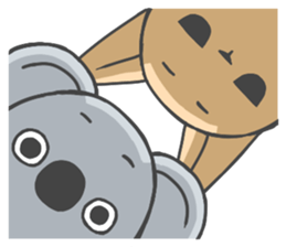 Koala and Kangaroo sticker #3494396