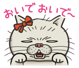 Cat Looks 2 -ugly cat sticker- sticker #3494452