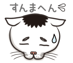 Cat Looks 2 -ugly cat sticker- sticker #3494461