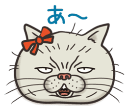 Cat Looks 2 -ugly cat sticker- sticker #3494463