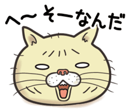 Cat Looks 2 -ugly cat sticker- sticker #3494474
