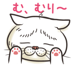 Cat Looks 2 -ugly cat sticker- sticker #3494479