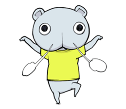 Not Cute Animal Sticker sticker #3494675