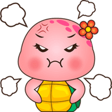 Pura the turtle in love sticker #3494723