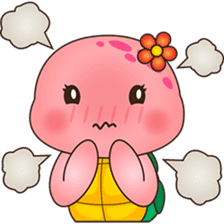 Pura the turtle in love sticker #3494737