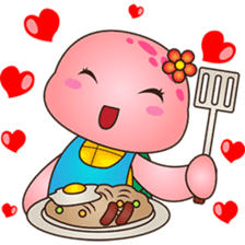Pura the turtle in love sticker #3494743