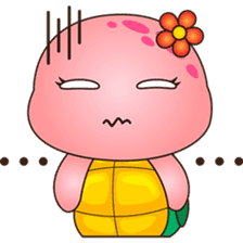 Pura the turtle in love sticker #3494756