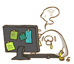 Mocchy of Mochino-bird sticker #3494952