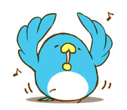 Mocchy of Mochino-bird sticker #3494958