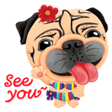 SihWun's Pug World (Part.2) sticker #3495350