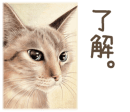 Cat and my cute companies sticker #3495866