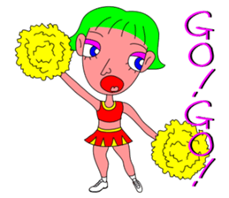The Cheerleader Sticker to become happy sticker #3495999