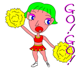 The Cheerleader Sticker to become happy sticker #3495999