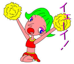 The Cheerleader Sticker to become happy sticker #3496001