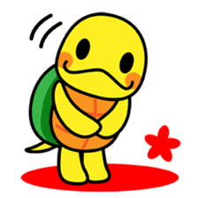 Kamemaru is the turtle boy 2 sticker #3496342