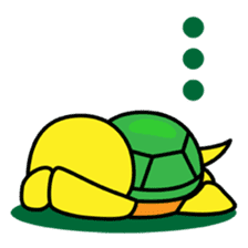 Kamemaru is the turtle boy 2 sticker #3496344