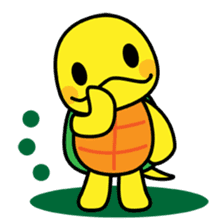 Kamemaru is the turtle boy 2 sticker #3496357