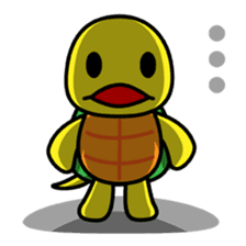 Kamemaru is the turtle boy 2 sticker #3496368