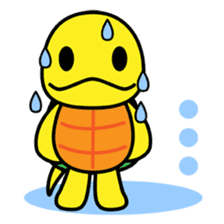 Kamemaru is the turtle boy 2 sticker #3496369