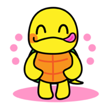 Kamemaru is the turtle boy 2 sticker #3496373