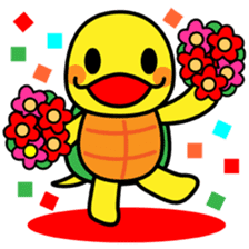 Kamemaru is the turtle boy 2 sticker #3496377