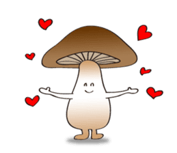 Cute Mushroom sticker #3496550