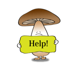 Cute Mushroom sticker #3496559