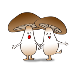 Cute Mushroom sticker #3496567